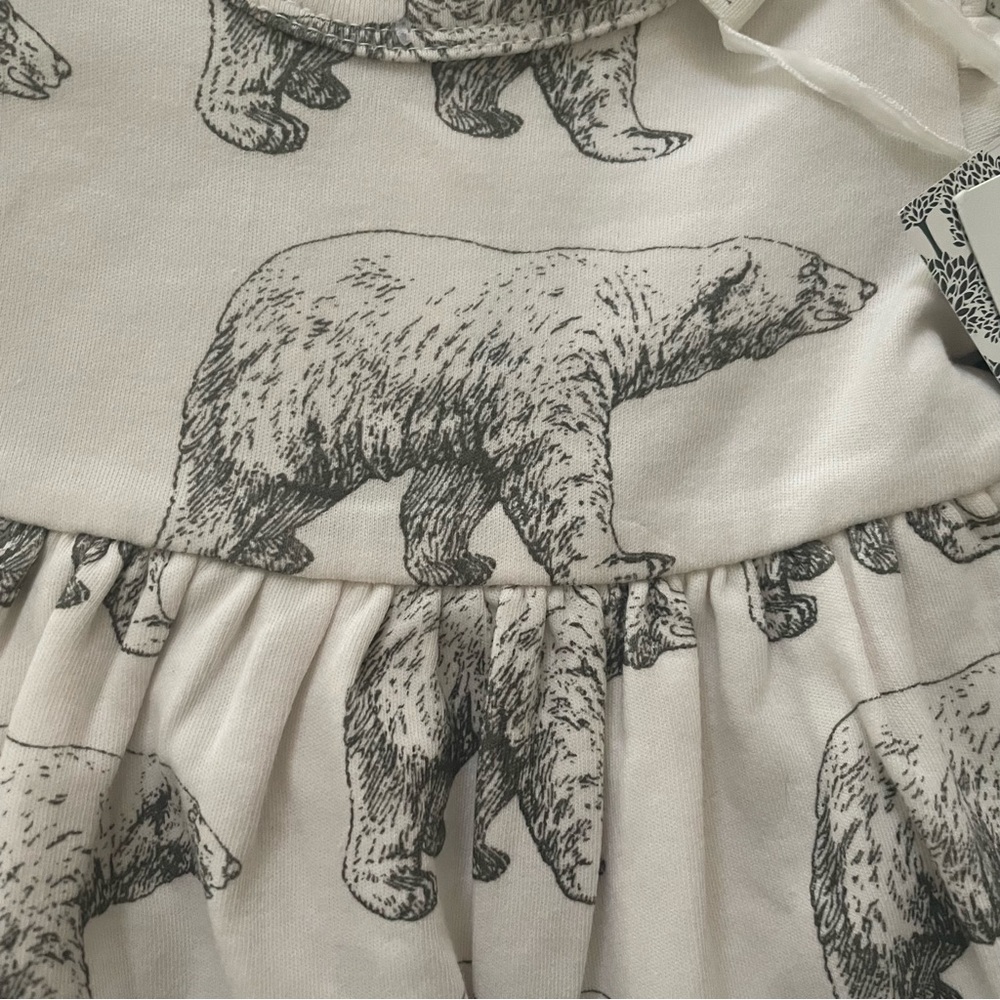 KATE QUINN Bell Sleeve Dress Polar Bears - Picture 3 of 5